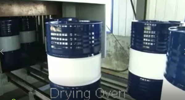 Drum drying oven