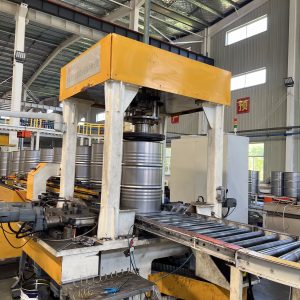 Automatic Vertical Top Steel Drum Barrel Making Machine